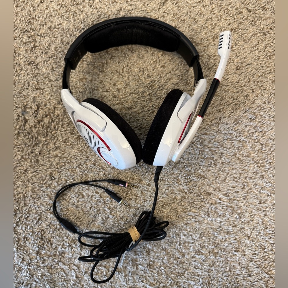 EPOS I Sennheiser GAME ONE Gaming Headset White Wired